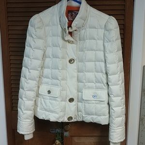 Juicy couture winter white down puffer